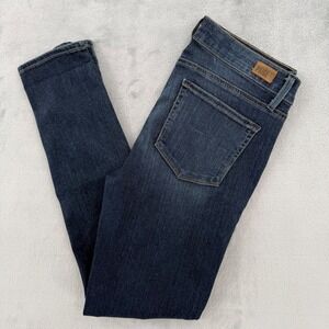 PAIGE‎ Skyline Skinny Jeans Dark Wash Women Stretch Size 30 Made in USA